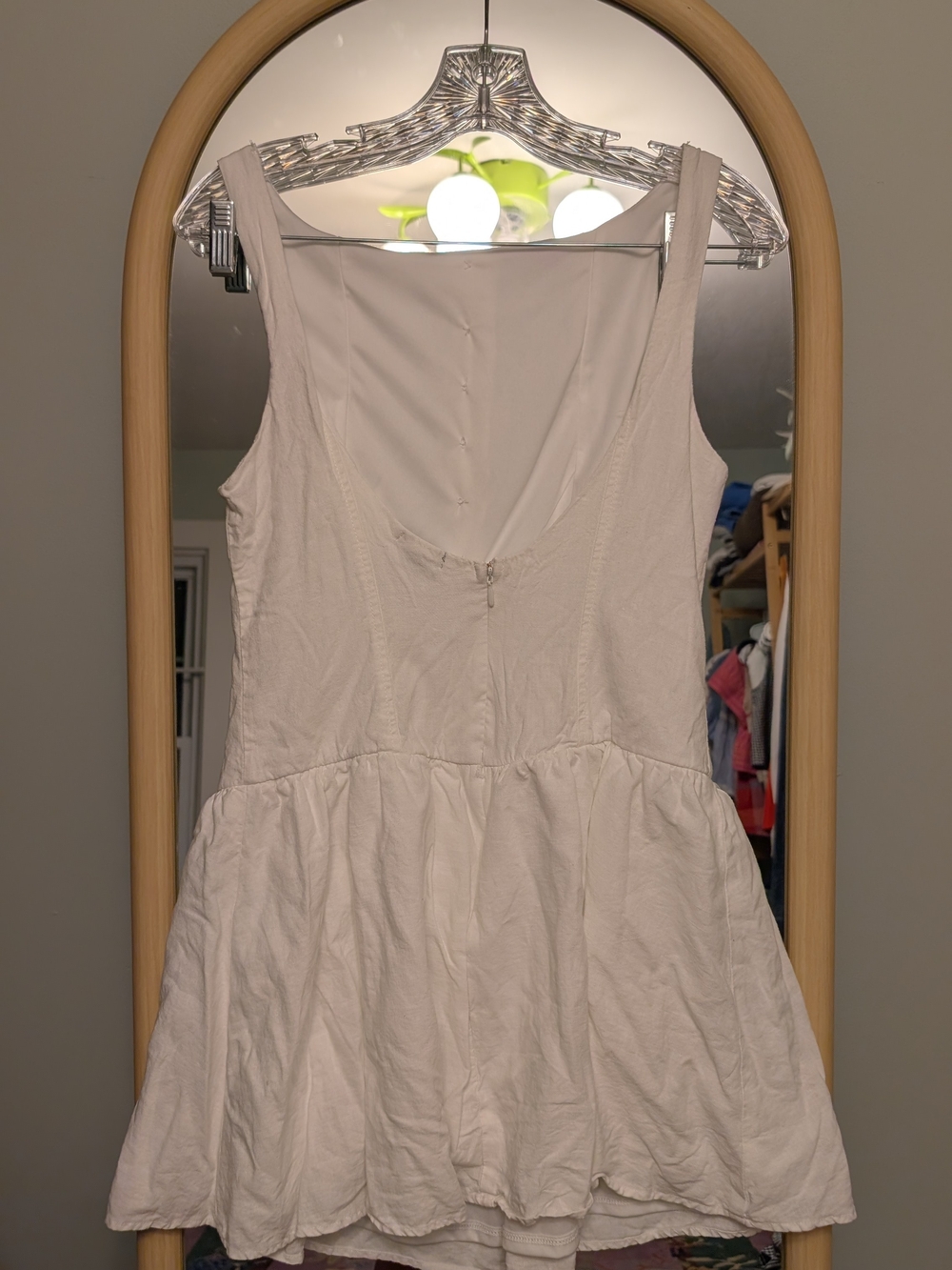 Wild Fable Linen Button-Front Mini Dress - Picture 2 of 4